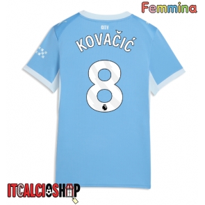 Manchester City Mateo Kovacic #8 Prima Maglia Femmina 2026-27 Manica Corta